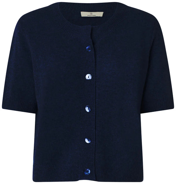 Short Sleeve Cashmere Cardigan