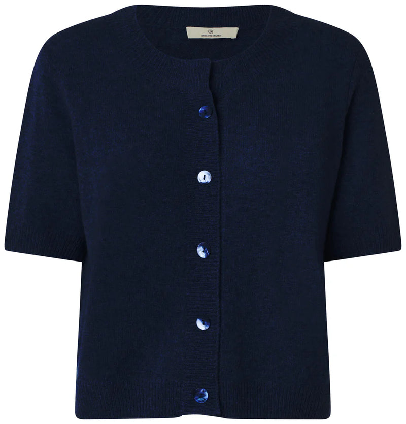 Short Sleeve Cashmere Cardigan