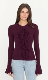 MAISIE RUFFLE SWEATER