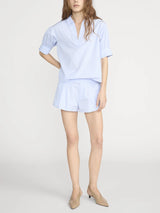 The V-neck Popover Top