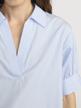 The V-neck Popover Top