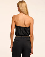 Ruben Strapless Bodysuit Noir
