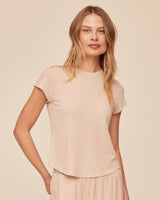 Baby Crew Tee - Linen Sand
