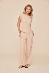 Baby Crew Tee - Linen Sand