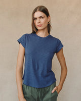 Baby Crew Tee - Hudson Blue