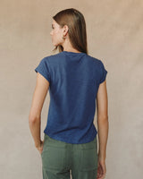 Baby Crew Tee - Hudson Blue