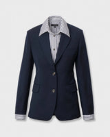 Frank Mixed-Media Blazer