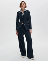 Siena Wool Side-Stripe Pants