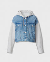 rb Miramar Combo Hooded Trucker Jacket