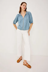 Belina Top
Washed Blue