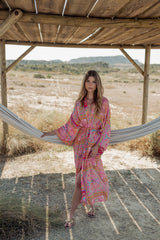MAUI ORANGE KIMONO