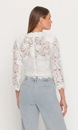 MYRA 3D BUTTERFLY LACE JACKET