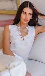 ADIHA LACE COMBO BLOUSE