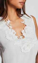 ADIHA LACE COMBO BLOUSE