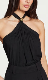 CHELSEA HALTER BLOUSE