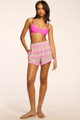 Analisa Chevron Knit Mini Short