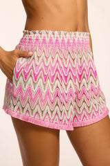 Analisa Chevron Knit Mini Short