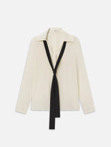 The Contrast Tie Shirt