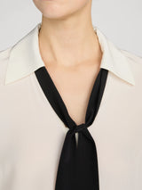 The Contrast Tie Shirt