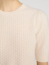 The Gathered Honeycomb Sweater