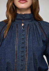 MONIADEA - BLOUSE
CHAMBRAY BLUE