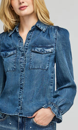 PRIYA DENIM SHIRT