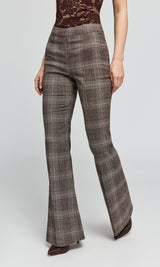 ELISE GLEN PLAID SUITING PANTS
