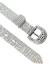 Thick Belt with crystal embellishment
