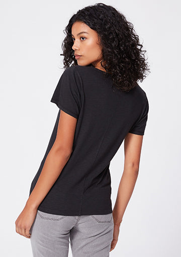 Frame mid rise scoop neck tshirt